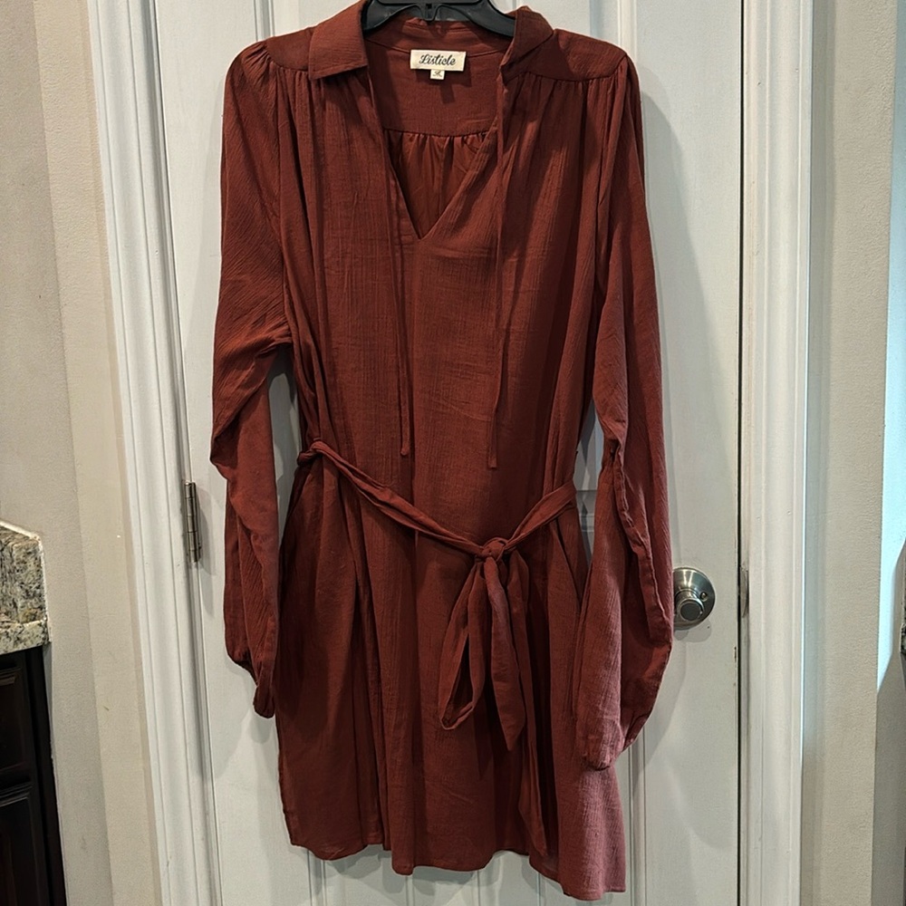 Listicle boho long sleeved dress